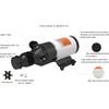 New SEAFLO Macerator Pump 24V for RV Marine 01 Series