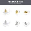 6 Styles Earring Backs for Studs/Droopy Ears/Heavy Earring,170 Pcs Clear