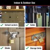 Master Lock 175 Set Your Own Combination Padlock, Brass Finish