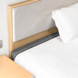 Deepshark Bed Gap Filler for King Mattress, High-Density 45D Sponge, Removable and Washable Cover, Mattress Extender Filler for Headboard Gap, Bed Space Crack, Wall(78"×2"×8", King)