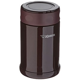 Zojirushi Stainless Steel Food Jar, Medium, Dark Brown