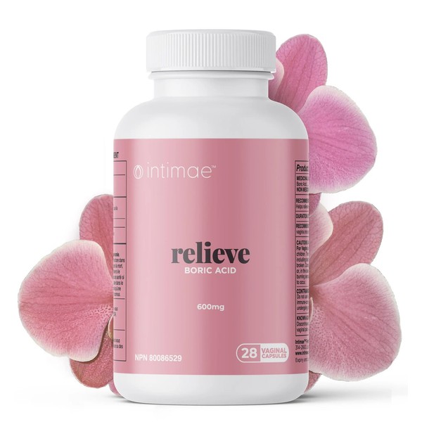 Intimae Relieve Vaginal Suppositories 28 Capsules