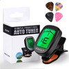 AARVI Clip On Guitar Tuner for All Instruments, Acoustic/Electric Guitar,