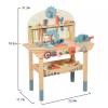 KIDS TOYLAND Wooden Power Tool Workbench for Kids, Building Tools