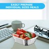MontoPack Disposable Takeout Pans with Clear Lids | 1lb Capacity