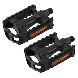 City Bike Pedals Vintage Retro Vintage Resin Block Non Slip Spikes Steel Axle Reflectors Bearings 510621ng