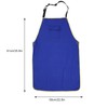 Fire Retardant Apron Adjustable Buckle Flame Retardant Apron Blue Welding