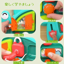 Montessori Toy 1, 2, 3, 4 Years Old, Busy Board, Sound, Glowing Toy, Early Development, Brain Training, Fingertip Training, Hearing Development, Fun Learning, Baby Toy, Boys and Girls, Baby Shower