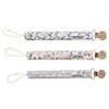 Binky Clip 3 Pack Set "Rufus" by Copper Pearl