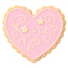 Fluted Heart 4 Inch Cookie Cutter from The Cookie Cutter