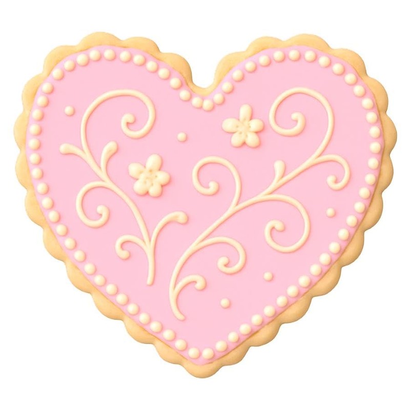 Fluted Heart 4 Inch Cookie Cutter from The Cookie Cutter