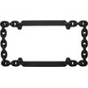 Cruiser Accessories 20500 Chain Flat Black License Plate Frame with