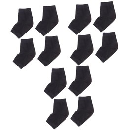 Beavorty 6pairs Gel Socks for Women Moisturizing Jelly Socks Crack Heel Protection Soft and Comfortable Ankle for Night Wear