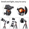Metal Tripod Ballhead Aluminum Alloy Panoramic Tripod Head 1/4 Inch