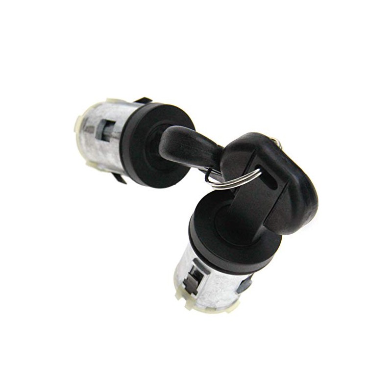 ENET 2pcs Car Auto Vehicle Front Replacement Door Lock Barrels