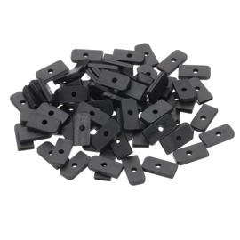 PATIKIL 6mm Tapas De Silicona Para Costura, 80Pcs Puntas Espirales Para Corsé De Poliéster, Negro
