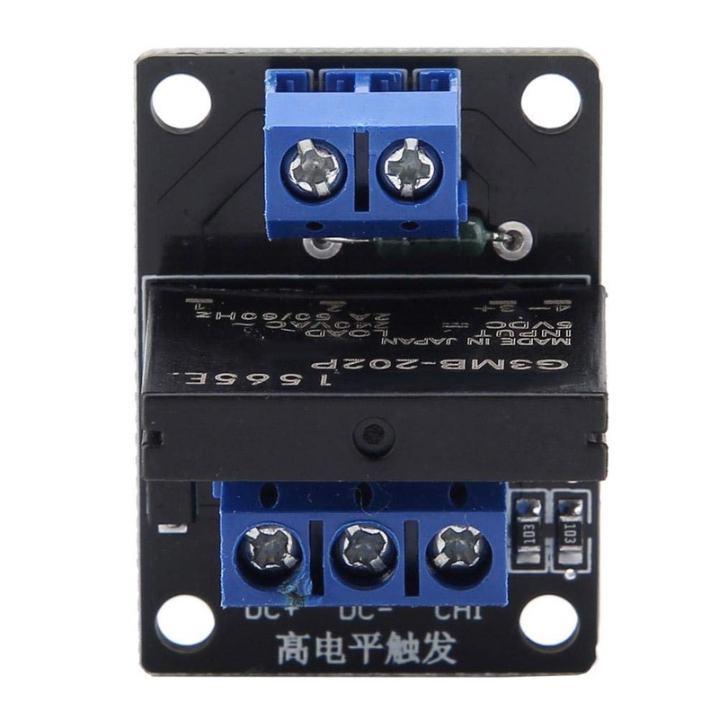 Solid State Relay Module, 1-Channel DC 5/12V High Level Trigger