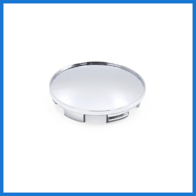 VekAuto 4Pcs Silver Tone 68mm Dia 6 Lugs Car Tire