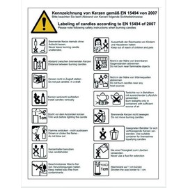 CandleCorner 25 Tea Lights Night Lights Transparent Case 7-8 Hours Lemon Yellow