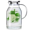 105OZ Glass Pitcher with Lid and Spout - High Heat