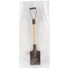 Darice Rustic Square, 4 inches Snow Shovel, Rust