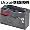 DuneDesign Felt Handbag Organiser 27x10x16cm Felt Bag Insert M Inner