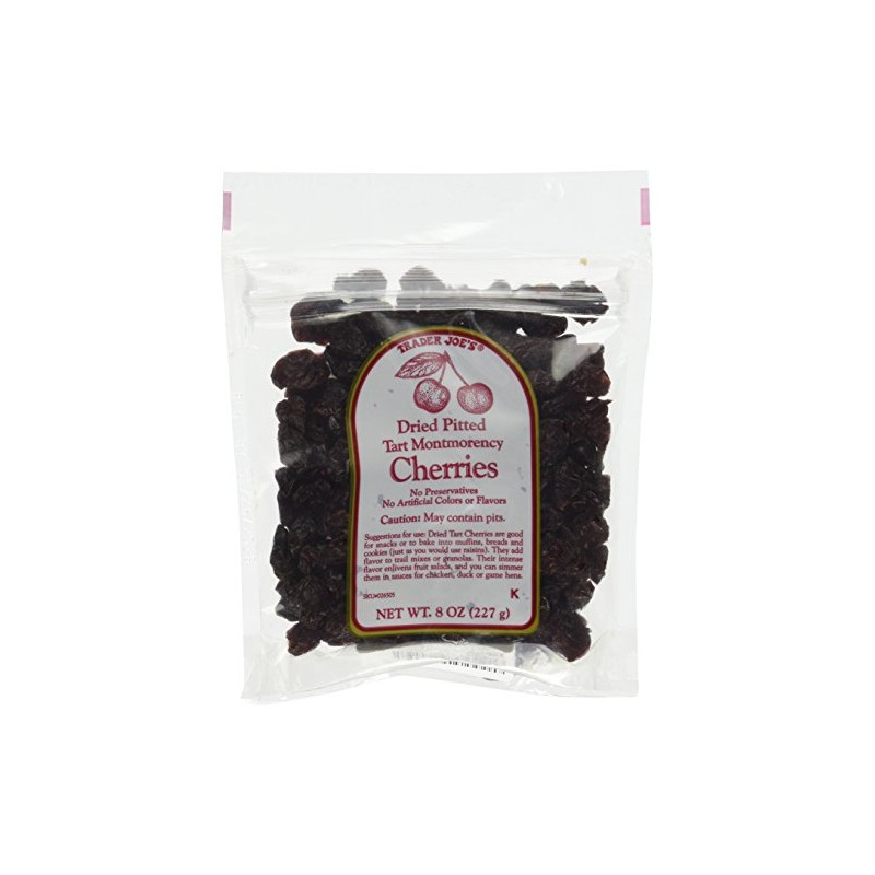 Trader Joe's Dried Pitted Tart Montmorency Cherries, 8oz