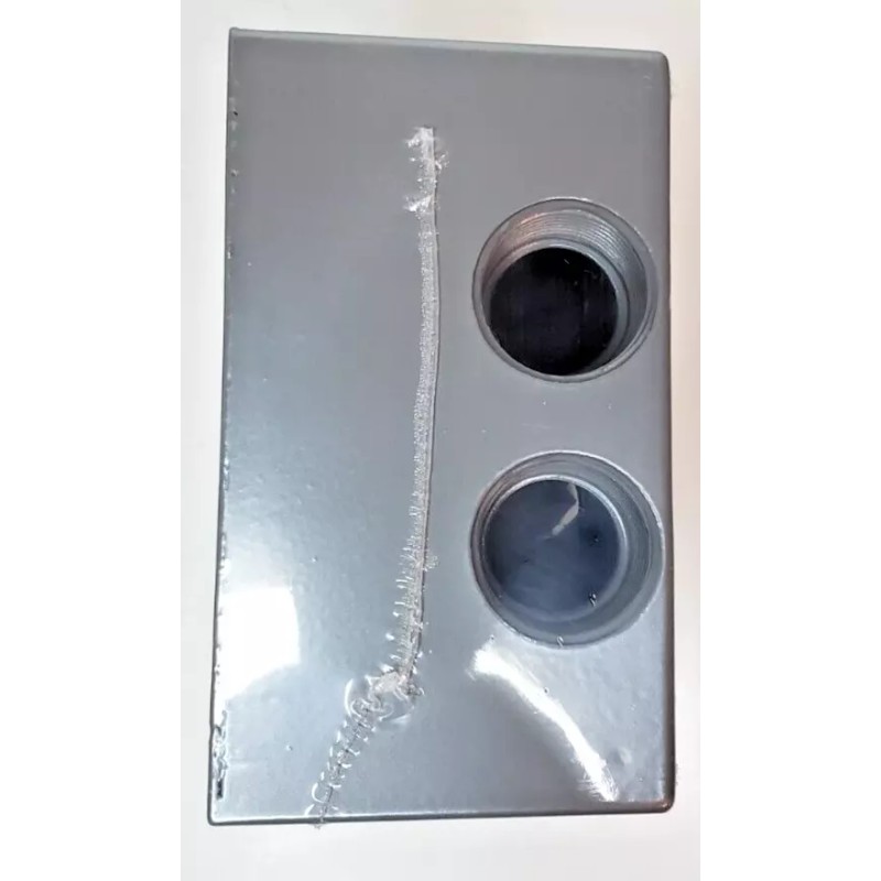 RED DOT 2IHD5-2 2-GANG UNIVERSAL WEATHERPROOF BOX WITH MOUNTING LUGS