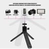 KINGJOY Desktop Tripod 2 Sections Retractable Mini Tripod for Live