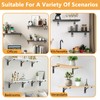 Fatiya 2 Pack Stainless Steel Folding Shelf Brackets, 12 Inch