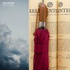 Kelinter® Wooden Handle Windproof Folding Umbrella with Auto Open and