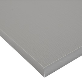BuyPlastic King Starboard WG Sheet - Slate Gray, 1/2" x 24" x 24" - HDPE Wood Grain Plastic Board Panel for Outdoor Furniture Cabinets & More