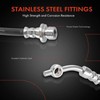 A-Premium Front Passenger Side Brake Hydraulic Hose Compatible with Land