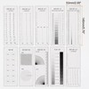 HARFINGTON High Precision SEC Size Estimation Chart Transparency Flaw Detection