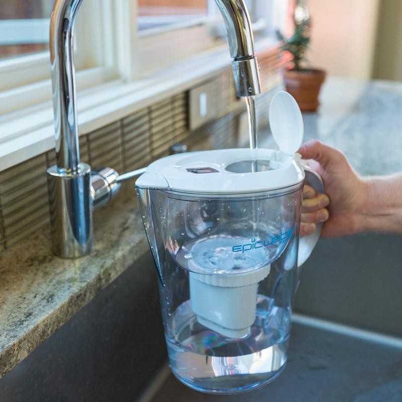 Pure Pitcher | Removes Fluoride & PFAS - Color: White