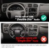 G-PLUS Cluster Dash Radio Bezel Double Din Compatible with Chevy