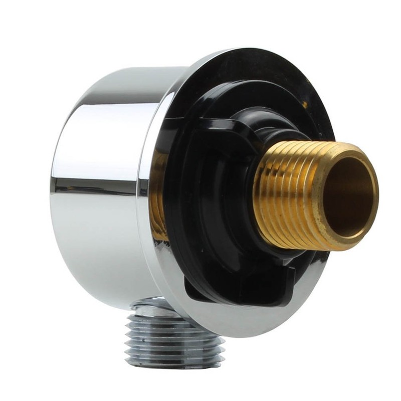 Designer Wall Connection Elbow for Shower Hose 1/2 Inch Chrome-Plated