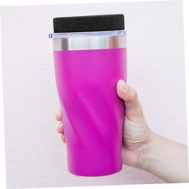 Tofficu Cup Turner Foam Inserts Sponge Inserts for Tumbler 8pcs Black Rotary Sponges Cup Turner Accessories