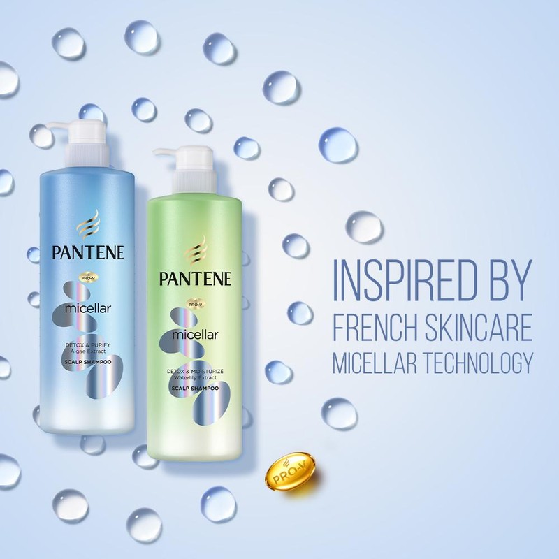 Pantene Micellar Detox & Moisturize Shampoo 530ML