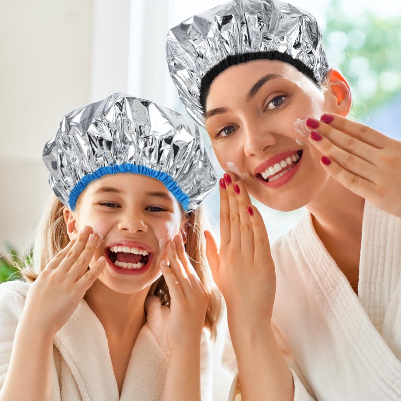 2 Pcs Heat Cap for Deep Conditioning Hair Cap for