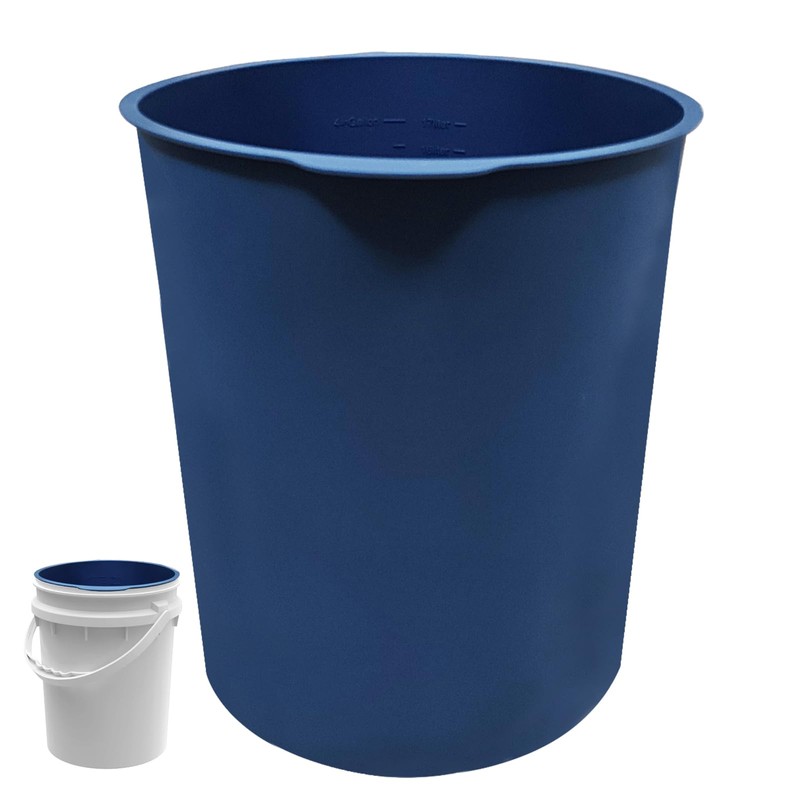 5 Gallon Reusable Bucket Liner, Leakproof Concrete Tools Durable Silicone