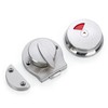 PINGPINGXIE Stainless Steel Occupied/Vacant Bathroom Lock，Keyless Latch Indicator Lock -