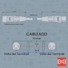 Hosa Cable de micrófono HMIC-025 Pro, REAN XLR3F a XLR3