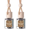 Scented Car Freshener 2 Pack - Long-lasting Fragrance:_Cinnamon Sugar