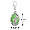 GRAPHICS & MORE Looney Tunes Bugs Bunny Antiqued Bracelet Pendant