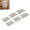 6pcs Clear Stamps Innovative Decorative Flower TPR Clear Stamps for