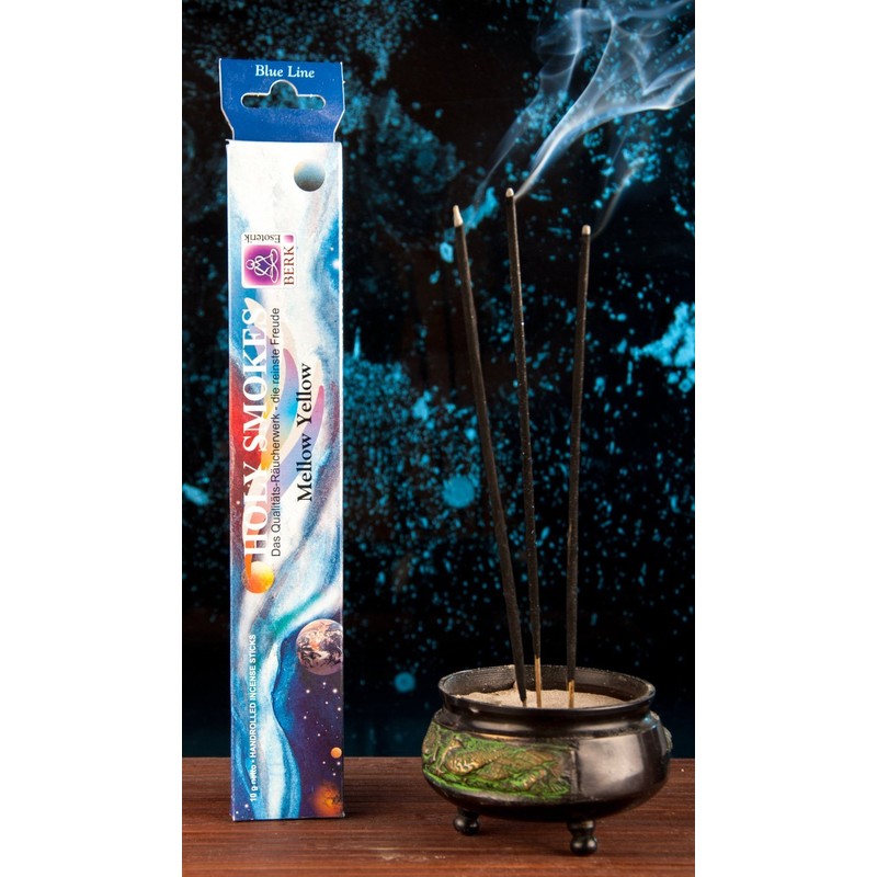 Holy Smokes Blue Line Mellow Yellow Incense, 0 022lbs