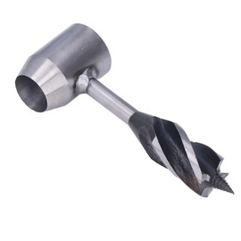 Fafeicy Manual Auger Drill Bit - Carbon Steel, 1 Count, 25mm, 1in Shank, Spiral Flute, Woodworking & Outdoor Drilling