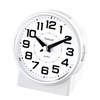4.3" No Ticking Analog Alarm Clock,Silent Readable for Seniors,Easy to