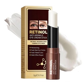 ARCHIDATE Retinol Under Eye Balm Stick, Anti-Aging Retinol Eye Stick for Dark Circles and Puffiness, Smooth Wrinkle Fine Lines, Firm Skin, Non Greasy, Hydrating and Nourish on the Skin Around the Eyes
